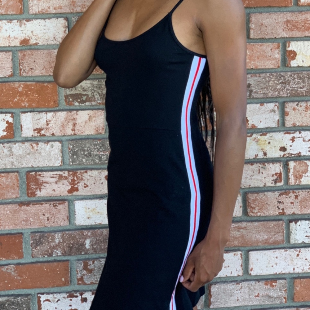 Racerstripe Mini Dress